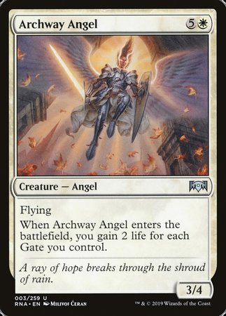 Archway Angel [Ravnica Allegiance] | Dumpster Cat Games