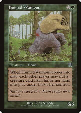 Hunted Wumpus [Mercadian Masques] | Dumpster Cat Games