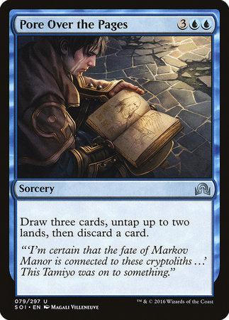 Pore Over the Pages [Shadows over Innistrad] | Dumpster Cat Games
