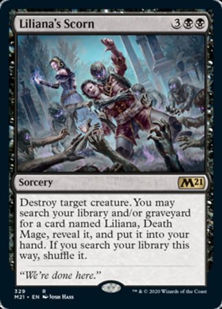 Liliana's Scorn [Core Set 2021] | Dumpster Cat Games