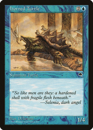 Horned Turtle [Tempest] | Dumpster Cat Games