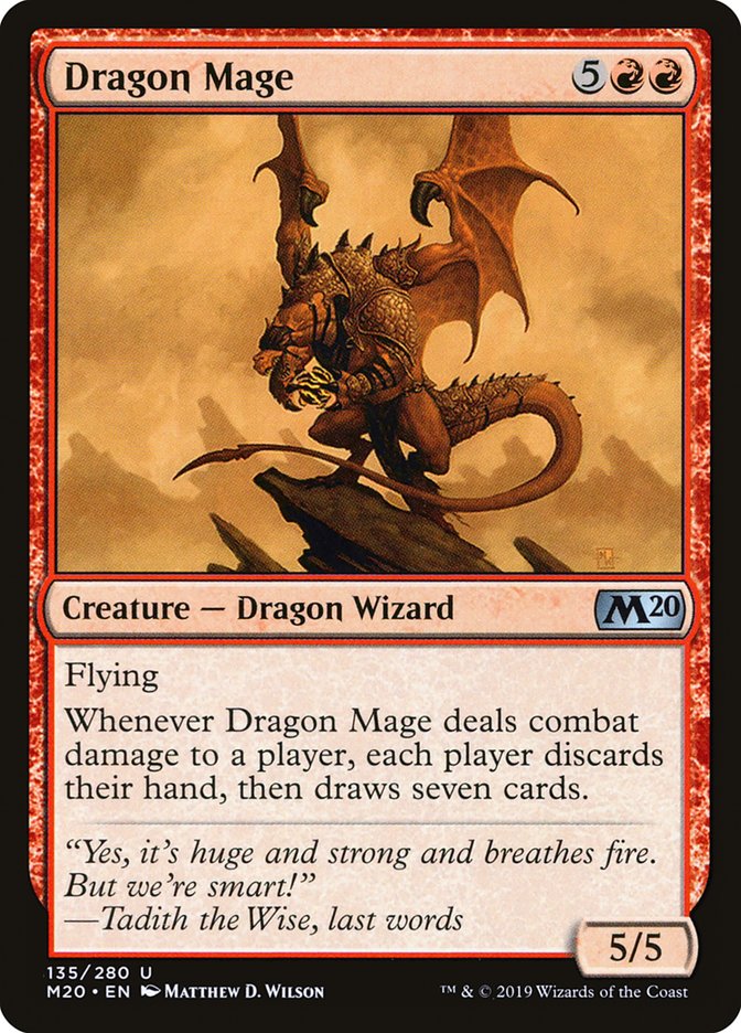 Dragon Mage [Core Set 2020] | Dumpster Cat Games