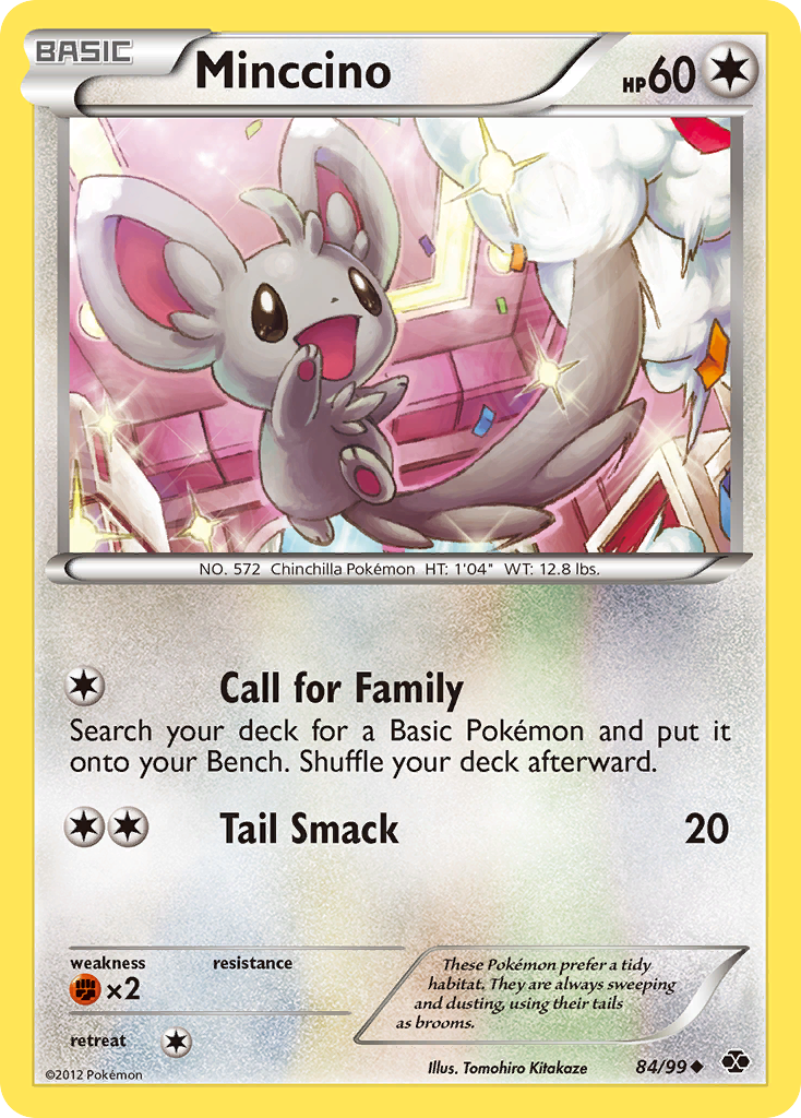 Minccino (84/99) [Black & White: Next Destinies] | Dumpster Cat Games