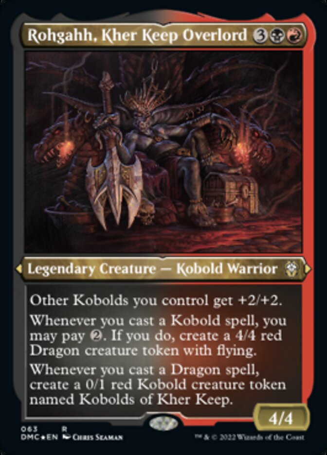 Rohgahh, Kher Keep Overlord (Foil Etched) [Dominaria United Commander] | Dumpster Cat Games
