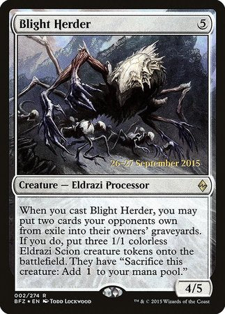 Blight Herder [Battle for Zendikar Promos] | Dumpster Cat Games