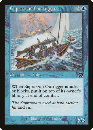 Saprazzan Outrigger [Mercadian Masques] | Dumpster Cat Games