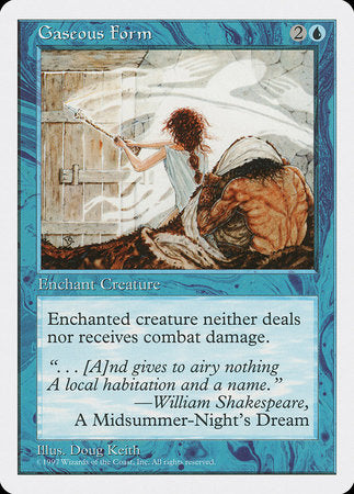 Gaseous Form [Fifth Edition] | Dumpster Cat Games