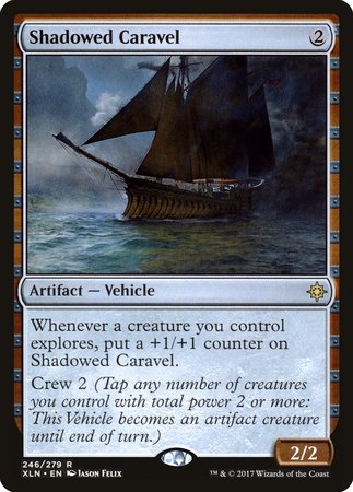 Shadowed Caravel [Ixalan] | Dumpster Cat Games