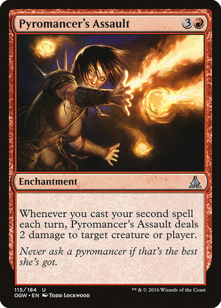 Pyromancer's Assault [Oath of the Gatewatch] | Dumpster Cat Games