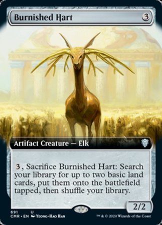 Burnished Hart (Extended Art) [Commander Legends] | Dumpster Cat Games