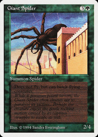 Giant Spider [Summer Magic / Edgar] | Dumpster Cat Games