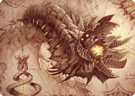 Wurmcoil Engine Art Card [The Brothers' War Art Series] | Dumpster Cat Games