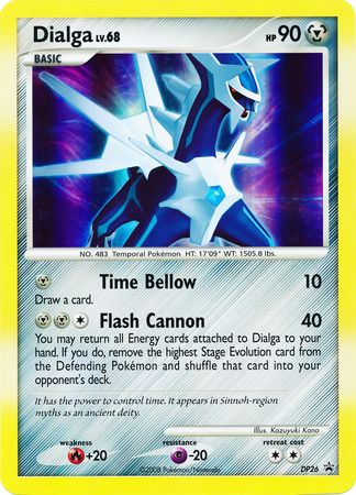 Dialga (DP26) (Jumbo Card) [Diamond & Pearl: Black Star Promos] | Dumpster Cat Games
