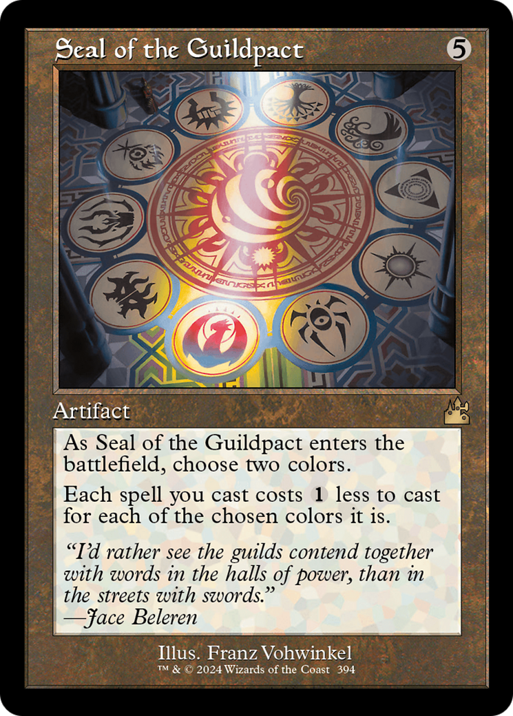 Seal of the Guildpact (Retro Frame) [Ravnica Remastered] | Dumpster Cat Games