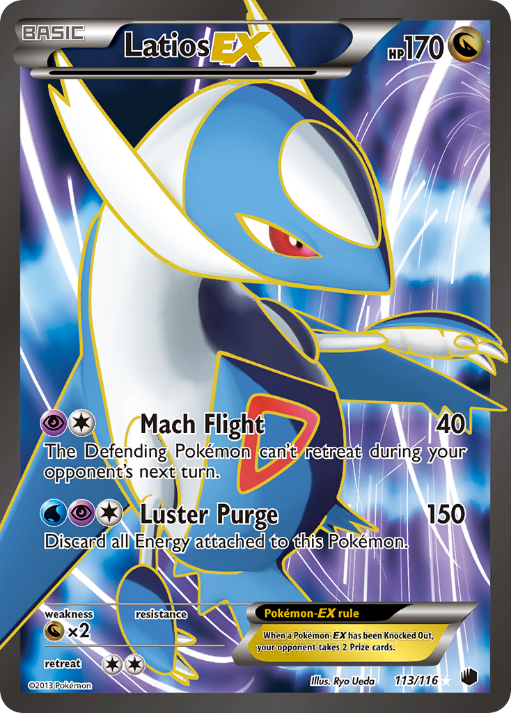 Latios EX (113/116) [Black & White: Plasma Freeze] | Dumpster Cat Games