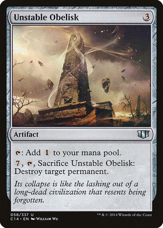 Unstable Obelisk [Commander 2014] | Dumpster Cat Games