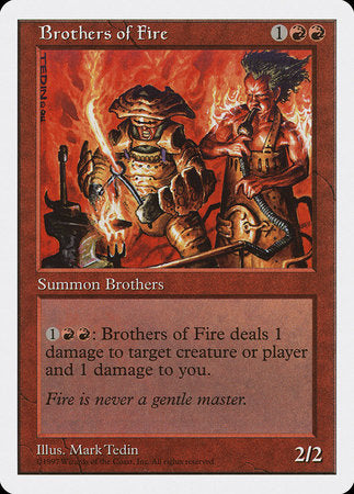 Brothers of Fire [Fifth Edition] | Dumpster Cat Games