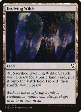 Evolving Wilds [Commander 2018] | Dumpster Cat Games