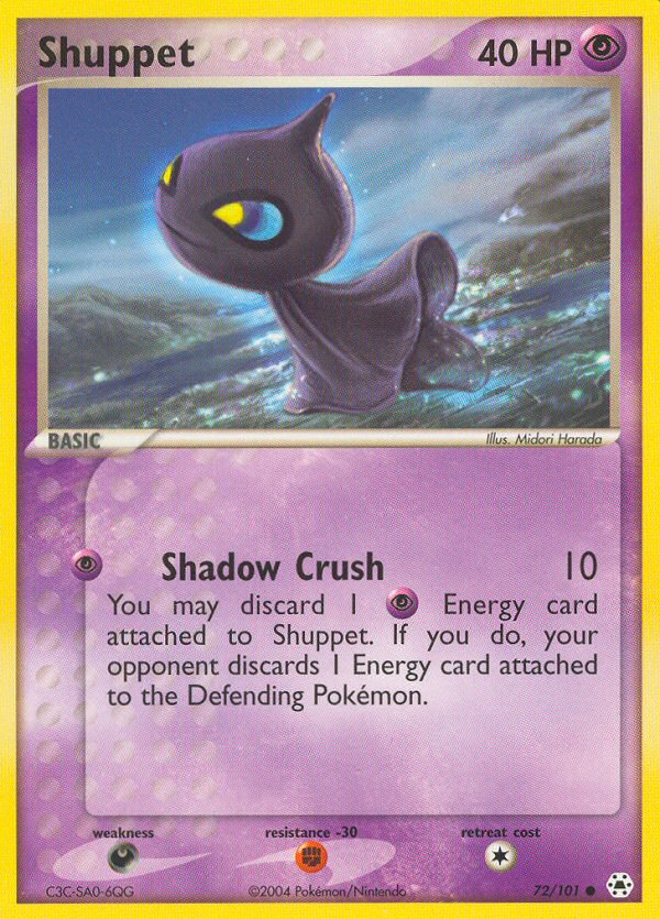 Shuppet (72/101) [EX: Hidden Legends] | Dumpster Cat Games