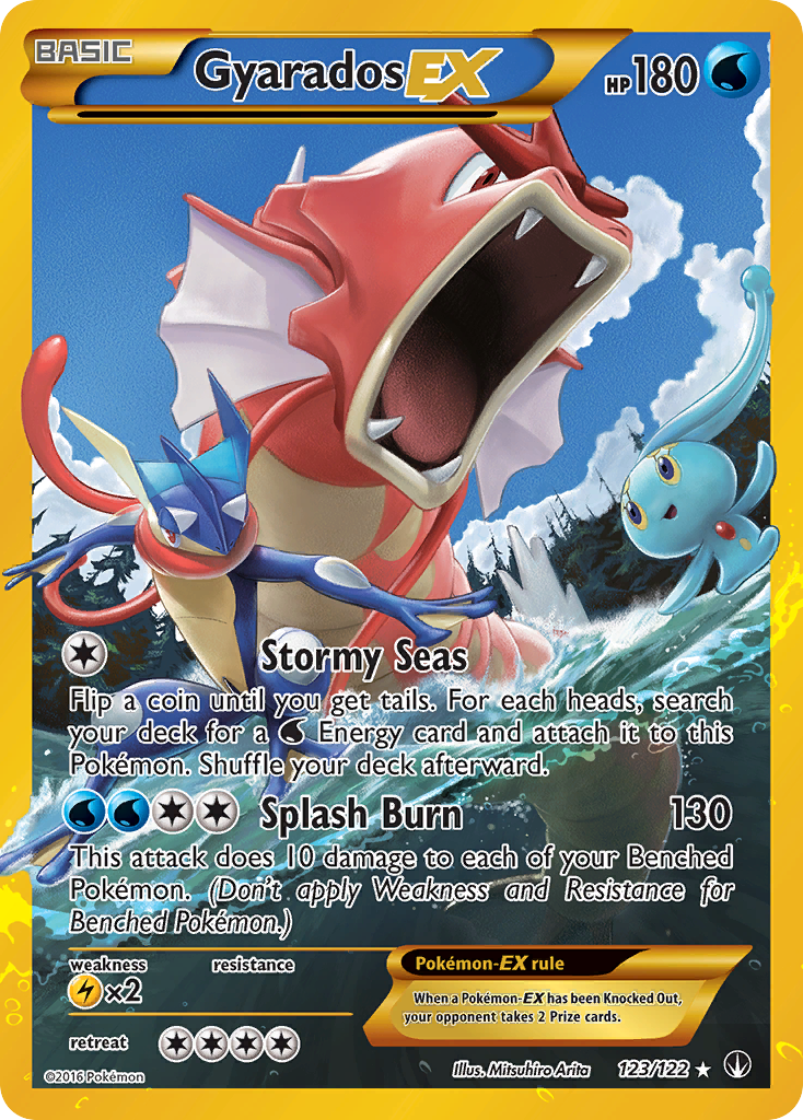 Gyarados EX (123/122) [XY: BREAKpoint] | Dumpster Cat Games