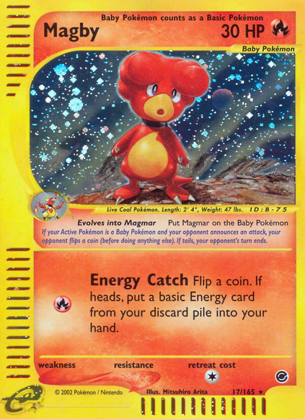 Magby (17/165) [Expedition: Base Set] | Dumpster Cat Games