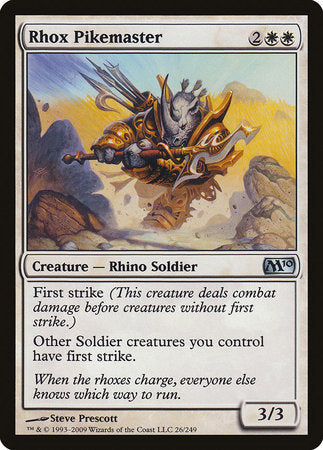 Rhox Pikemaster [Magic 2010] | Dumpster Cat Games
