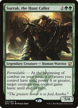Surrak, the Hunt Caller [Dragons of Tarkir] | Dumpster Cat Games