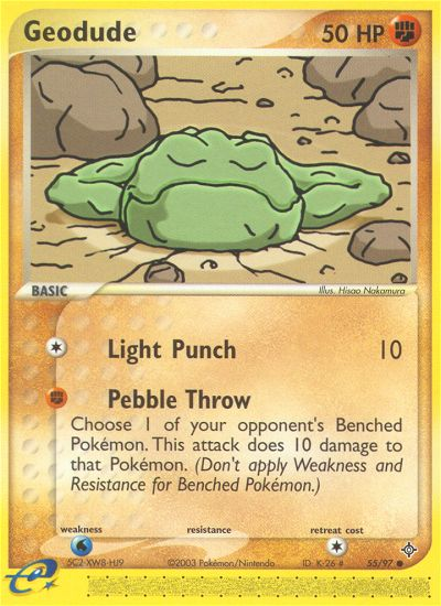 Geodude (55/97) [EX: Dragon] | Dumpster Cat Games