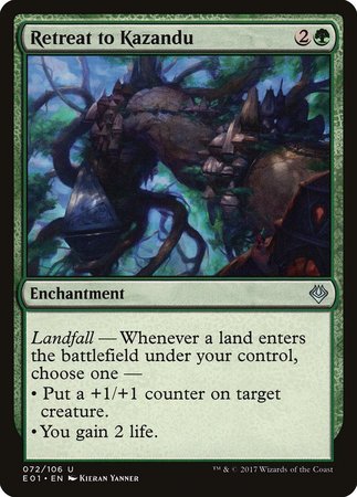 Retreat to Kazandu [Archenemy: Nicol Bolas] | Dumpster Cat Games
