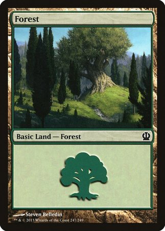 Forest (247) [Theros] | Dumpster Cat Games