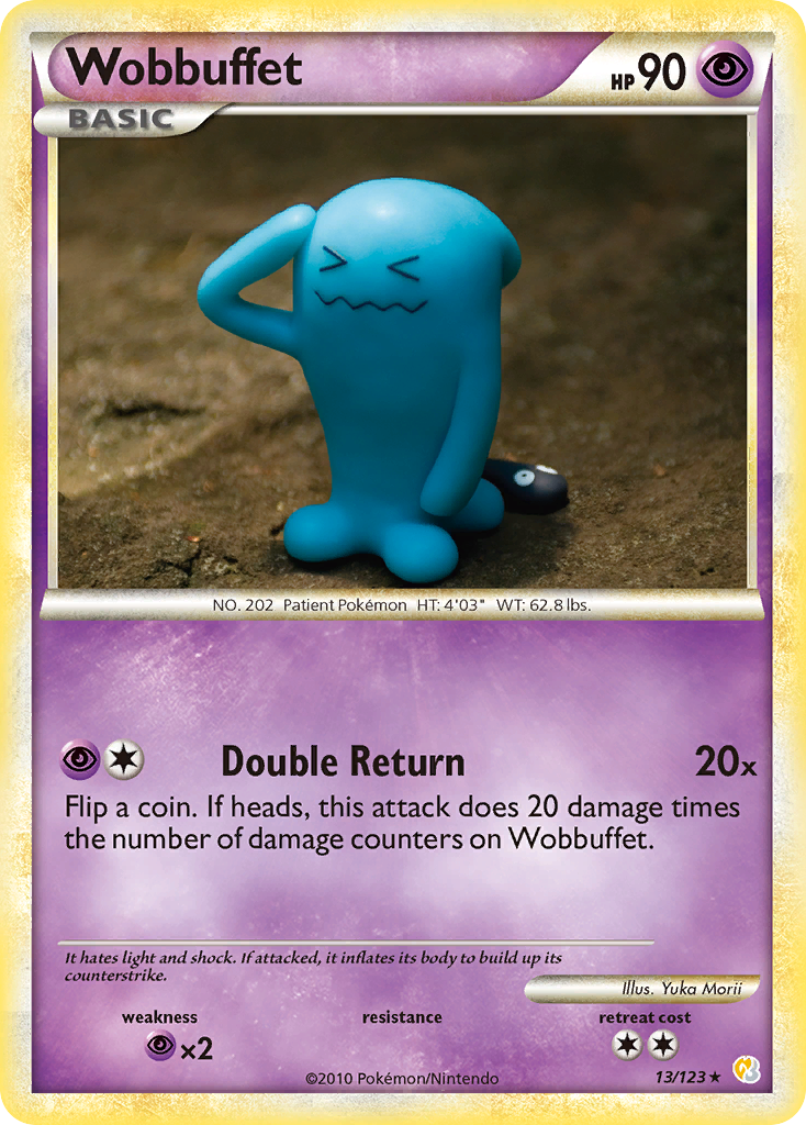 Wobbuffet (13/123) [HeartGold & SoulSilver: Base Set] | Dumpster Cat Games