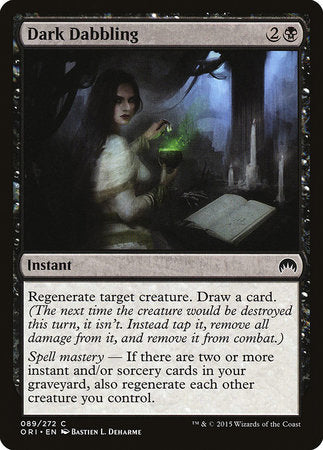Dark Dabbling [Magic Origins] | Dumpster Cat Games