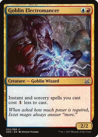 Goblin Electromancer [Duel Decks: Mind vs. Might] | Dumpster Cat Games