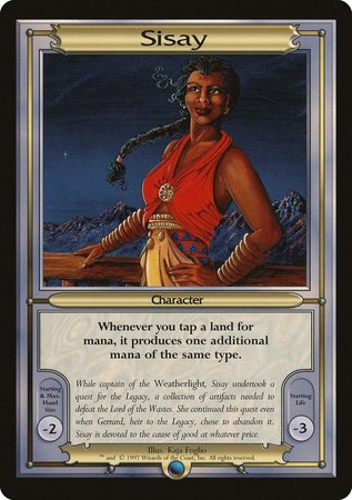 Sisay (Oversize) [Vanguard Series] | Dumpster Cat Games