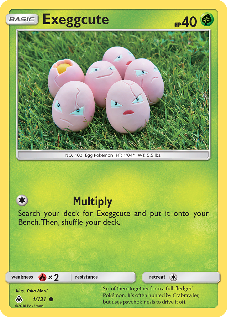 Exeggcute (1/131) [Sun & Moon: Forbidden Light] | Dumpster Cat Games