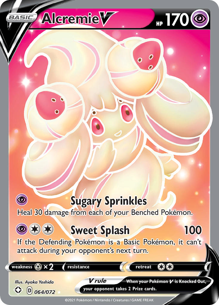 Alcremie V (064/072) [Sword & Shield: Shining Fates] | Dumpster Cat Games
