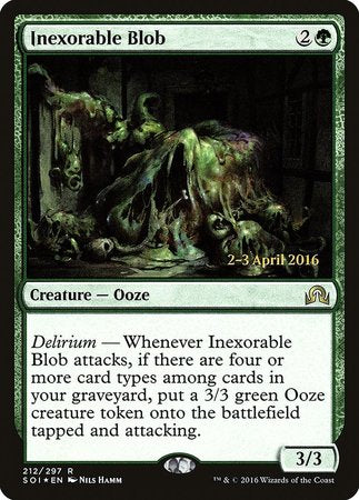 Inexorable Blob [Shadows over Innistrad Promos] | Dumpster Cat Games