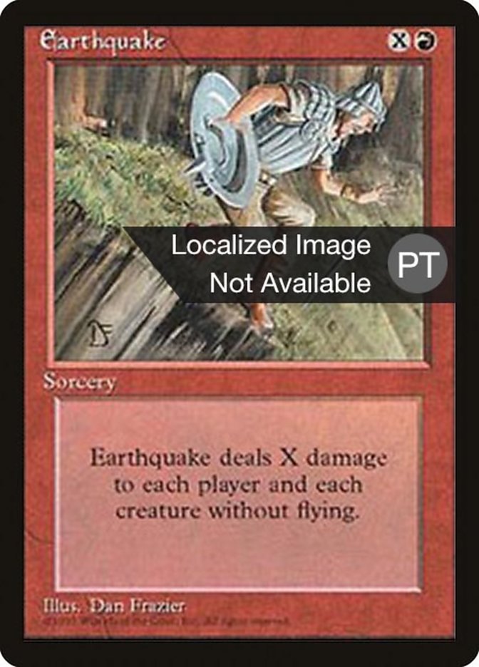 Earthquake [Fourth Edition (Foreign Black Border)] | Dumpster Cat Games