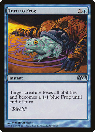 Turn to Frog [Magic 2012] | Dumpster Cat Games