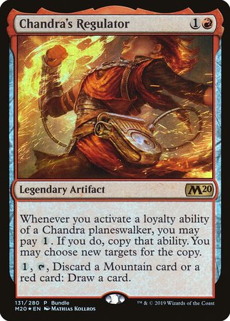 Chandra's Regulator (M20 Bundle) [Core Set 2020 Promos] | Dumpster Cat Games