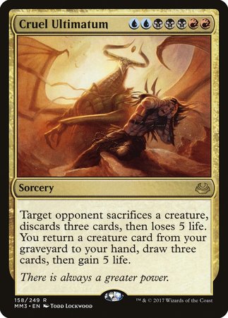 Cruel Ultimatum [Modern Masters 2017] | Dumpster Cat Games