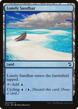 Lonely Sandbar [Commander 2018] | Dumpster Cat Games