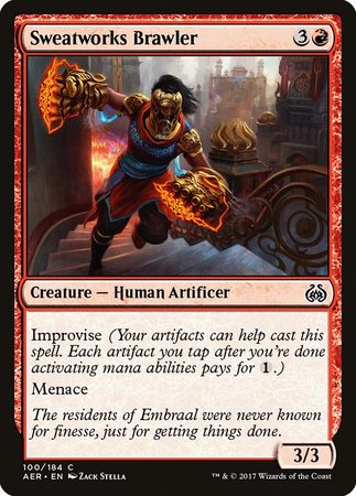 Sweatworks Brawler [Aether Revolt] | Dumpster Cat Games