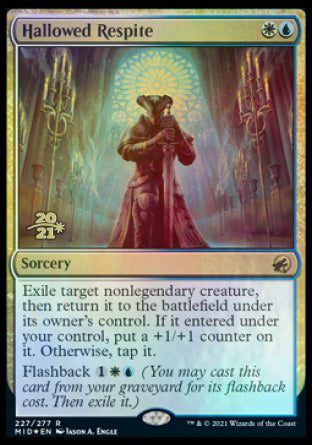 Hallowed Respite [Innistrad: Midnight Hunt Prerelease Promos] | Dumpster Cat Games