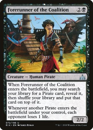 Forerunner of the Coalition [Rivals of Ixalan] | Dumpster Cat Games