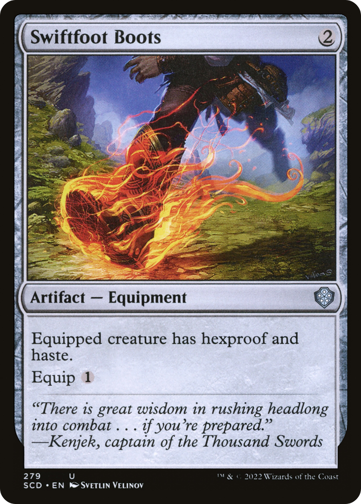Swiftfoot Boots [Starter Commander Decks] | Dumpster Cat Games