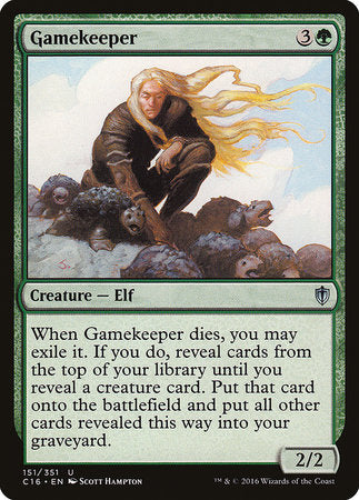 Gamekeeper [Commander 2016] | Dumpster Cat Games