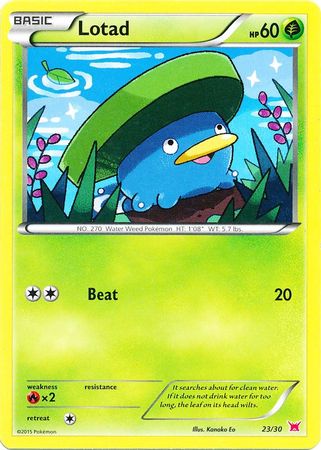 Lotad (23/30) [XY: Trainer Kit 2 - Latias] | Dumpster Cat Games