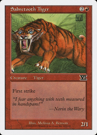 Sabretooth Tiger [Classic Sixth Edition] | Dumpster Cat Games