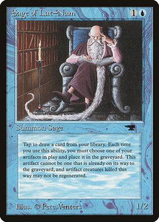 Sage of Lat-Nam [Antiquities] | Dumpster Cat Games